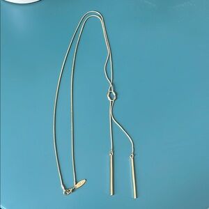 NEW YORK & CO. Gold Tone Knot Necklace